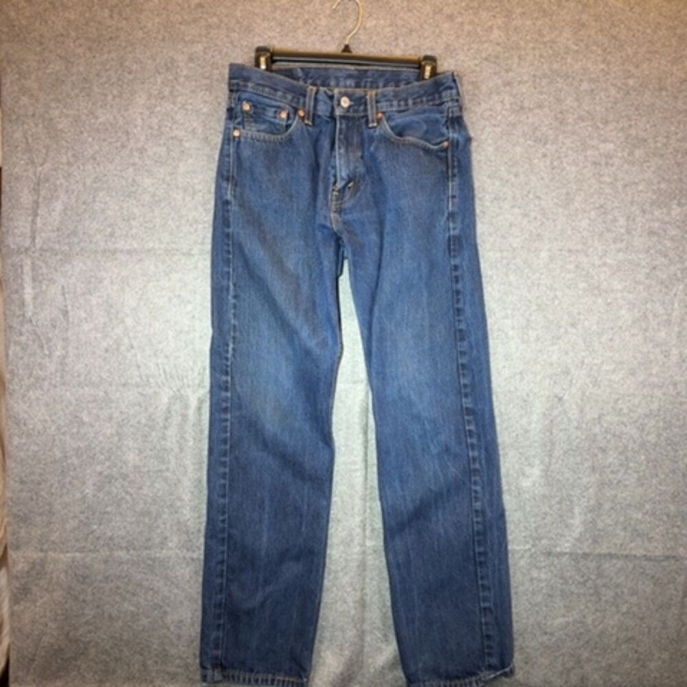 Levi's 505 Straight Leg Jeans Light Wash Men's 32x32